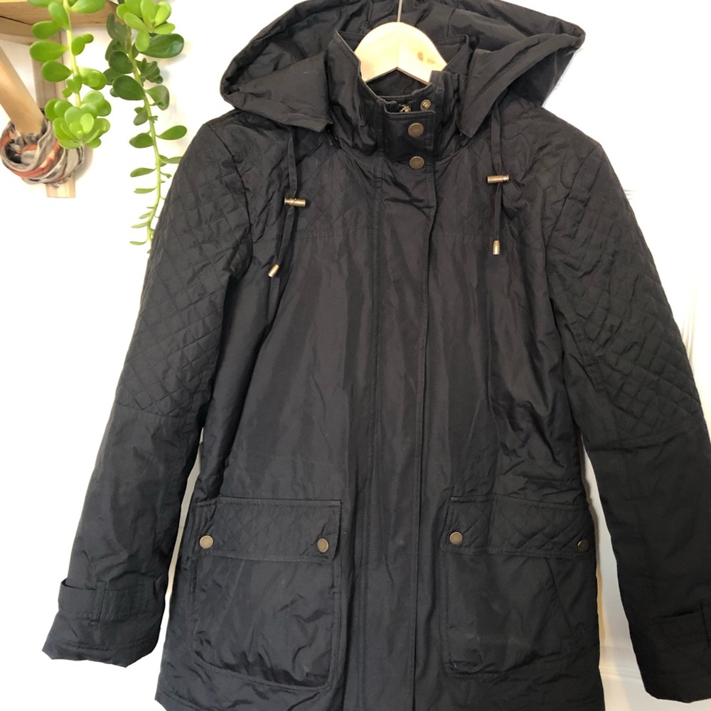 LONDON FOG mid-weight quilted coat